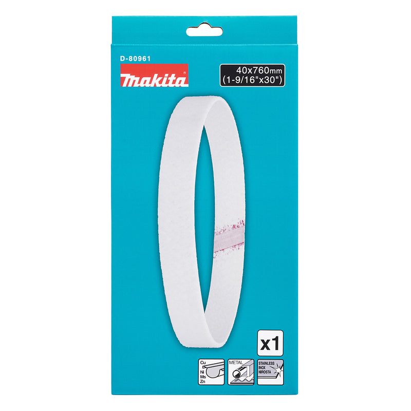 Băng nỉ đánh bóng kim loại Makita D-80961 kích thước 40mm x 760mm