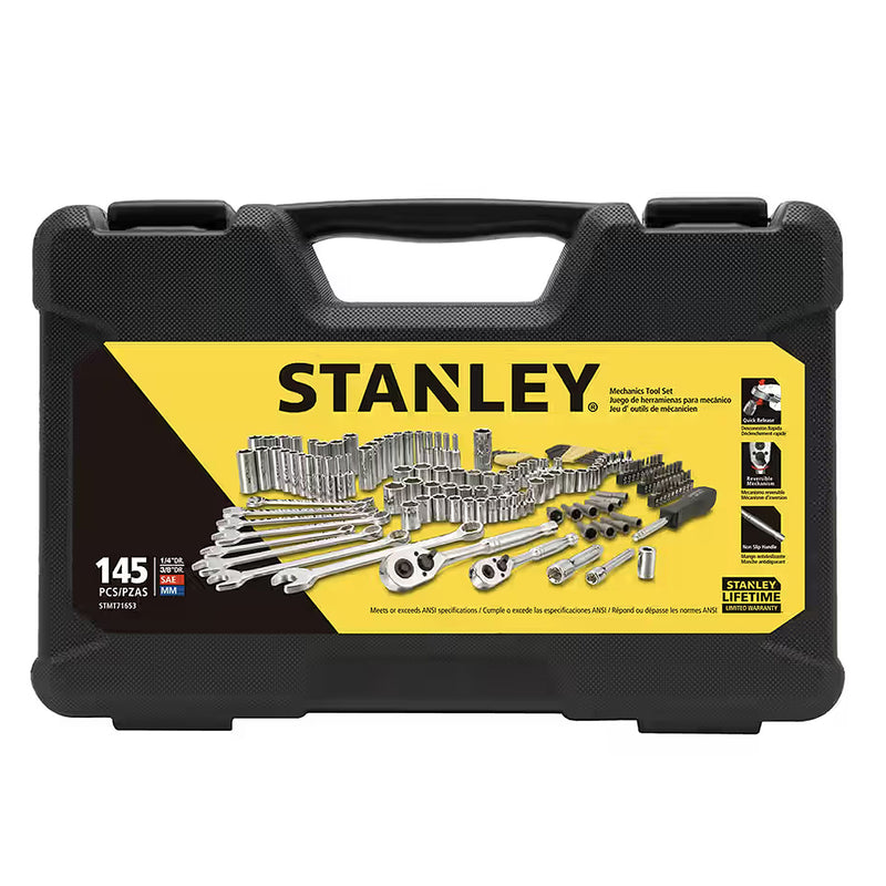 Bộ dụng cụ cơ khí kết hợp, 145 chi tiết Stanley STMT71653