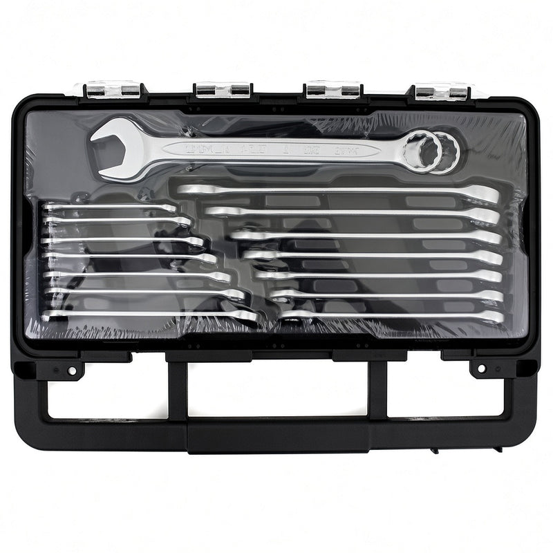 Bộ cờ lê vòng miệng hệ mét, 16 chi tiết Stanley STMT74897-8 kích thước từ 6mm - 24mm