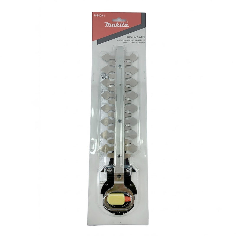 Lưỡi tỉa hàng rào mạ Niken Makita 198408-1 chiều dài 200mm, dùng cho các máy UH201D, DUM111, DUM110, DUM604, UM600D