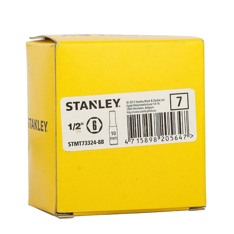 Đầu tuýp thân dài 6 cạnh, cốt 1/2 inch Stanley kích thước từ 10mm - 32mm