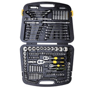 Bộ dụng cụ tổng hợp 150 chi tiết Stanley 94-181 gồm khẩu 6 cạnh, 12 cạnh, khẩu impact và cờ lê