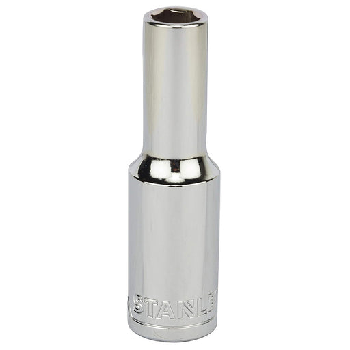 Đầu tuýp thân dài 6 cạnh mạ Chrome bóng cốt 1/2 inch Stanley kiểu dáng Long-Reach