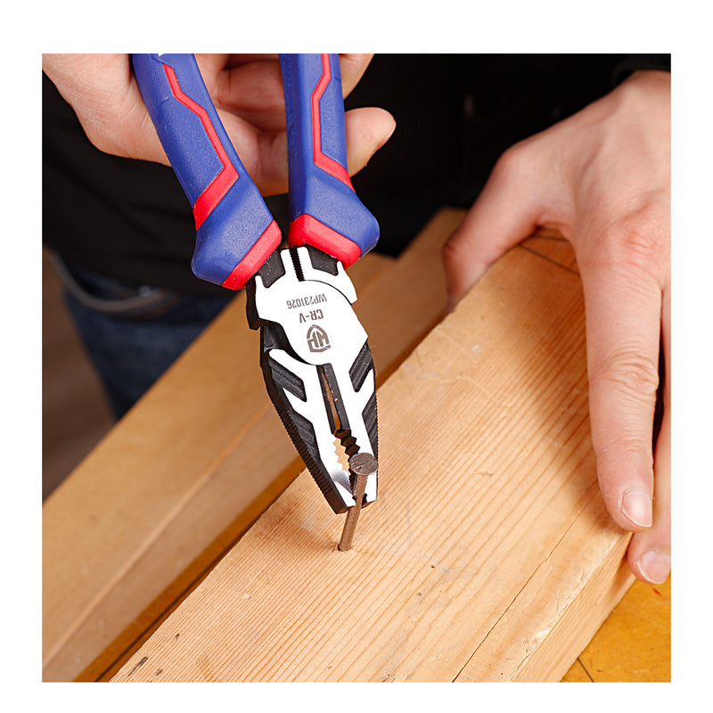 Kìm răng thép CR-V, tay cầm bằng nhựa chống trượt Workpro