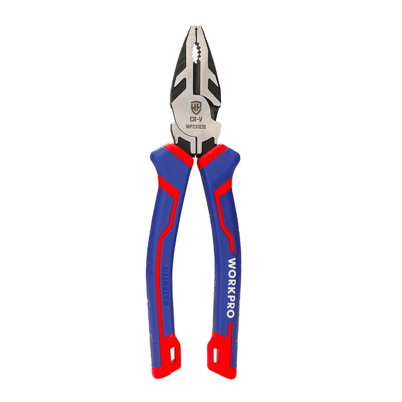 Kìm răng thép CR-V, tay cầm bằng nhựa chống trượt Workpro