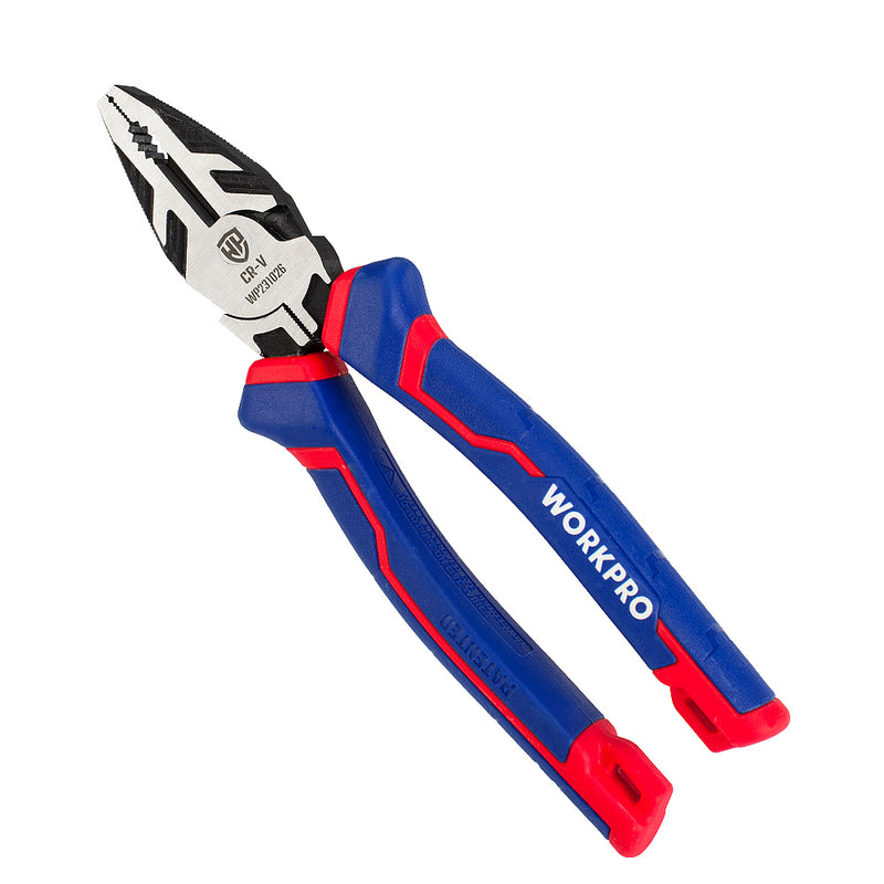 Kìm răng thép CR-V, tay cầm bằng nhựa chống trượt Workpro