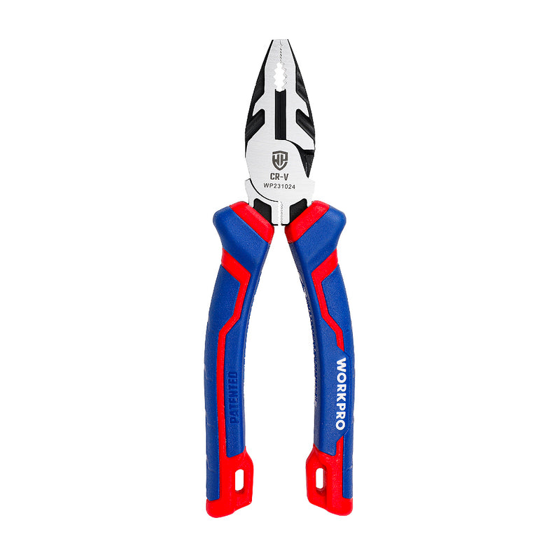 Kìm răng thép CR-V, tay cầm bằng nhựa chống trượt Workpro