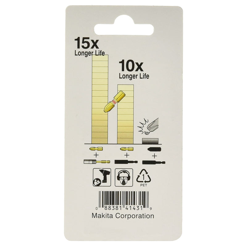Vì 2 mũi vặn vít đầu sao Torsion Impact Gold Makita B-28391 kích thước T10 x 25mm