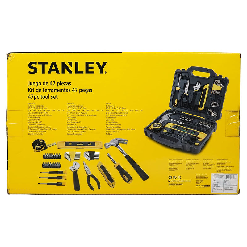 Bộ dụng cụ tổng hợp cơ bản cho gia đình 47 chi tiết Stanley STHT74981