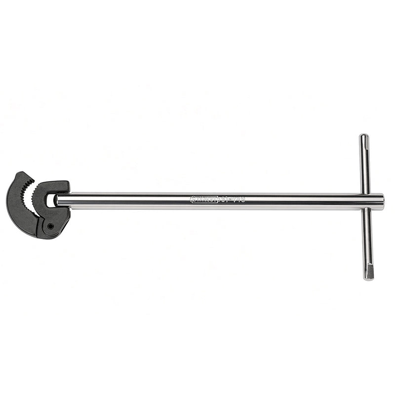 Cờ lê chuyên dùng mở lavabo Stanley 87-448 kích thước 279mm (11 inch) cán chữ T trượt bằng thép mạ sáng bóng