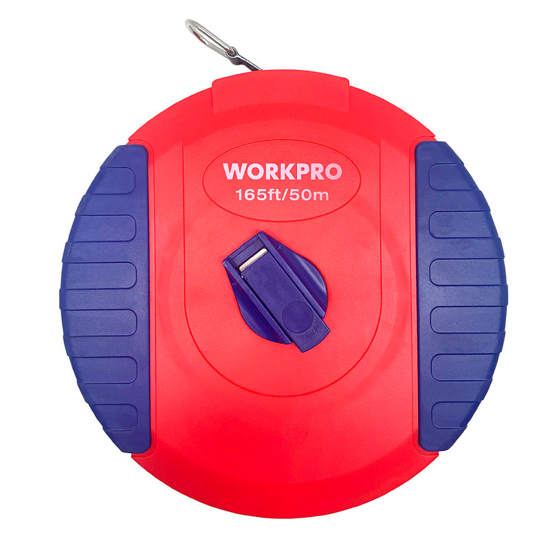 Thước cuộn sợi thủy tinh đựng trong hộp nhựa ABS tròn kín Workpro