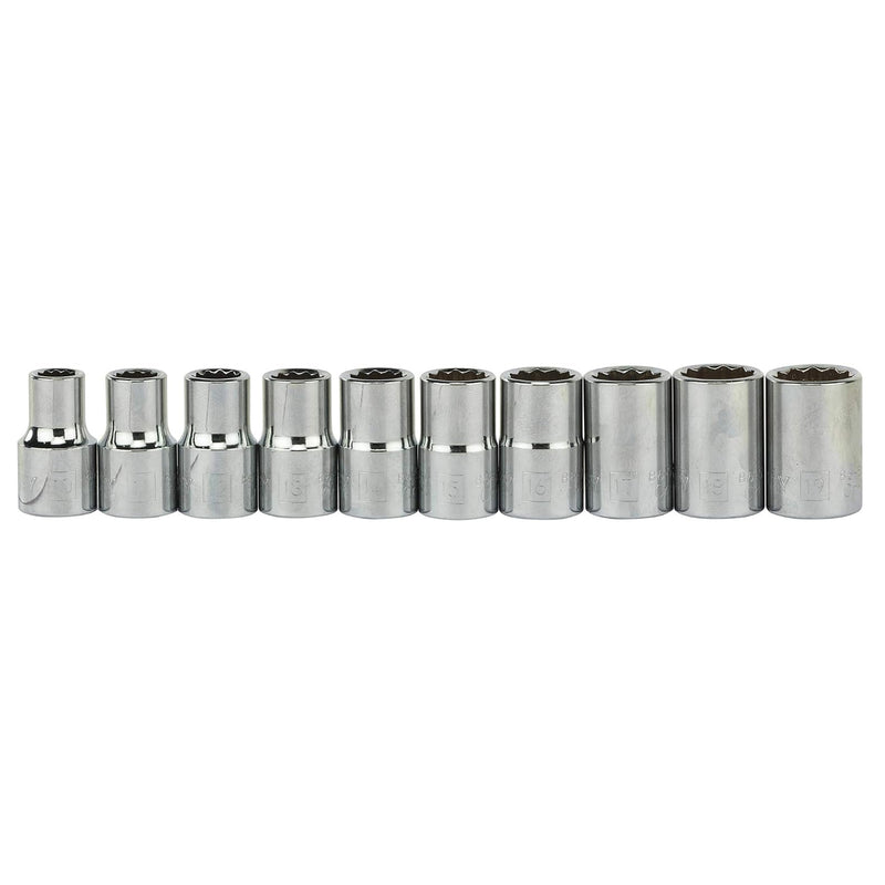 Bộ đầu tuýp kèm cần siết cốt 1/2 inch, 27 chi tiết Stanley 86-477 kích thước từ 10mm - 32mm