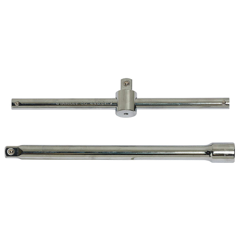 Bộ đầu tuýp kèm cần siết cốt 1/2 inch, 27 chi tiết Stanley 86-477 kích thước từ 10mm - 32mm