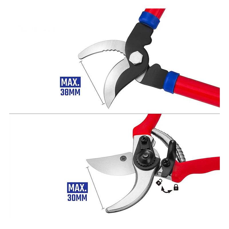 Bộ 2 cây kìm và kéo làm vườn Workpro WP204500