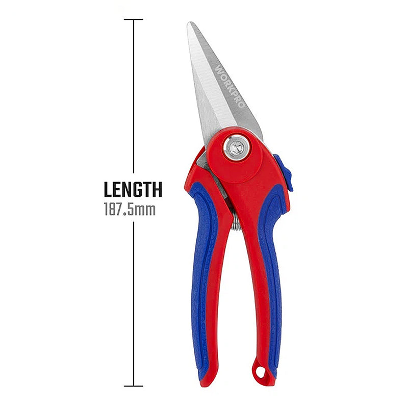 Kéo tỉa cành mũi nhọn 180mm (7 inches) Workpro WP332002