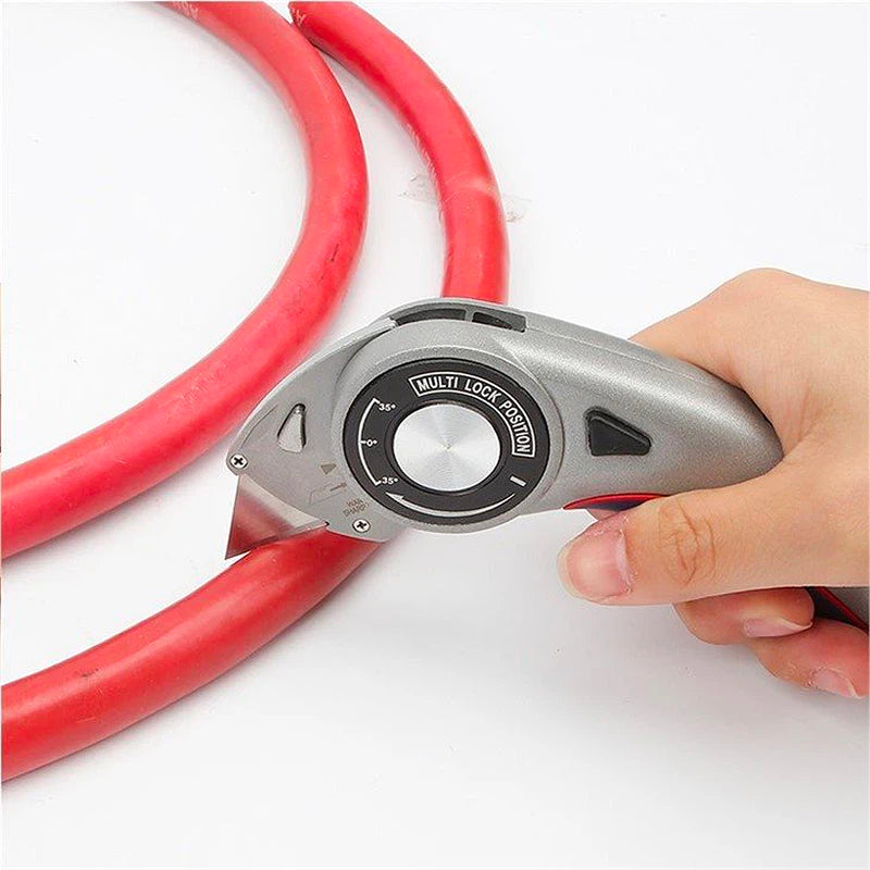 Dao rọc đa năng gấp gọn có thể điều chỉnh độ nghiêng mặt lưỡi, thân bằng nhôm, thay lưỡi nhanh Workpro WP211013