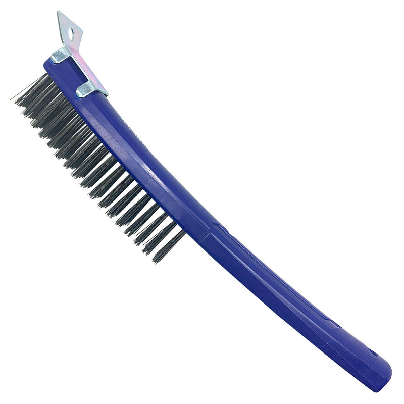 Bàn chải dây thép cán nhựa 3X17 Workpro WP253001