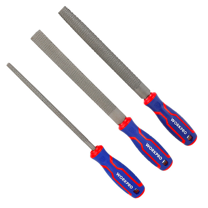 Bộ 3 cây dũa gỗ 200mm (8 inches) Workpro WP201703