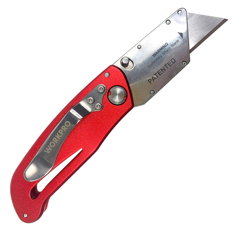 Dao gấp đa năng thân bằng nhôm thay lưỡi nhanh Workpro WP211003
