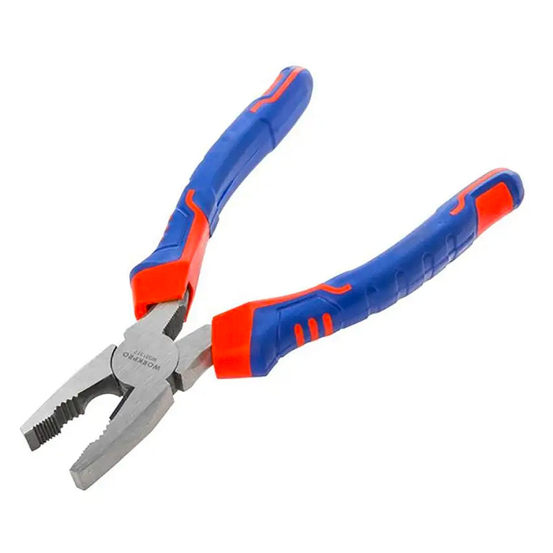 Bộ kìm 3 món gồm (kìm răng, kìm cắt, kìm nhọn) 6 inch và 8 inch Workpro WP201007