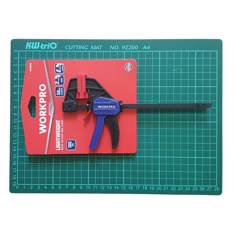 1 bộ gồm 2 cây cảo bóp mini kẹp nhanh 4 inches (100mm), lực bóp 25kg, có thể chuyển sang chế độ nong rộng Workpro WP201016