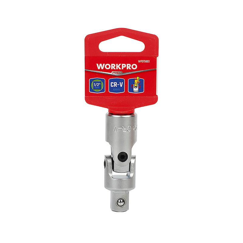 Đầu nối lắc léo gắn đầu tuýp và cần siết, thép CR-V mạ chrome bóng Workpro