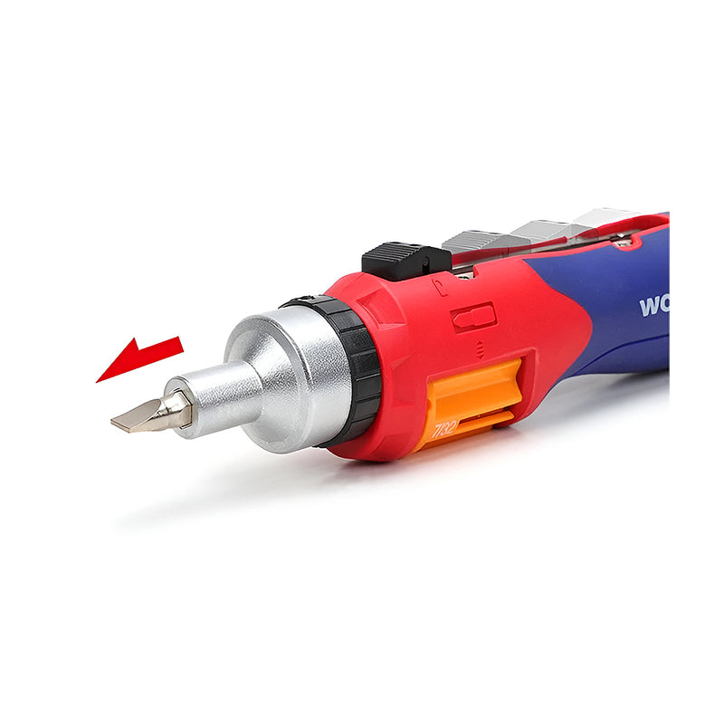 Bộ Tua vít bánh cóc tự động thép CR-V 24 đầu vít hỗn hợp có chức năng tự cài mũi vít Workpro WP221056