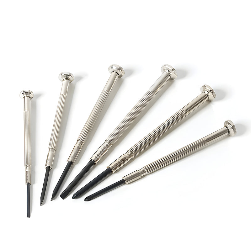 Bộ 6 cây tua vít tiểu ly, thân thép carbon mạ chrome sáng Workpro WP200508