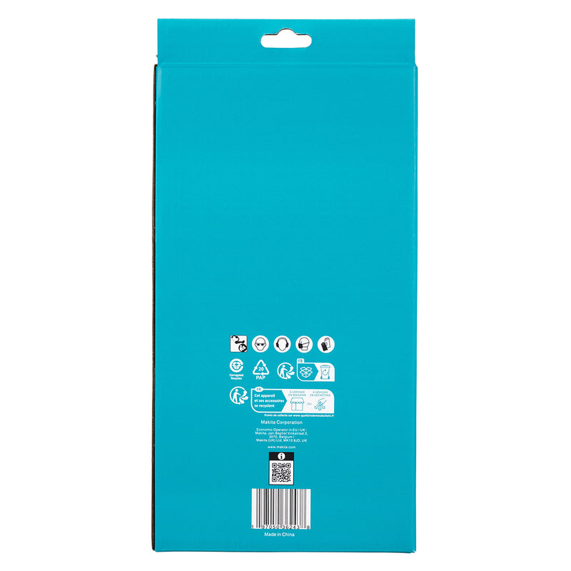 Hộp 3 giấy nhám băng sợi không dệt, loại trung bình, cho kim loại Makita D-80983 kích thước 40mm x 760mm