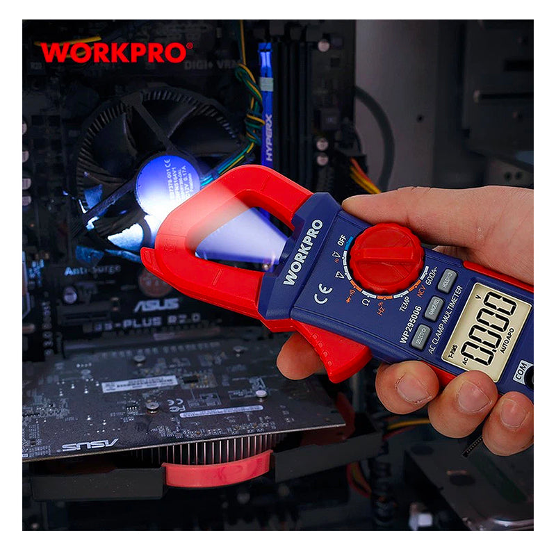 Đồng hồ ampe kìm kết hợp đo điện vạn năng multimeter Workpro WP295006