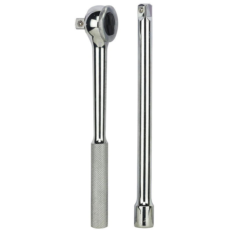 Bộ đầu tuýp kèm cần siết hệ inch,  cốt 1/2 inch, 25 chi tiết Stanley 86-478 kích thước từ 1/4 inch đến 1-1/4 inch
