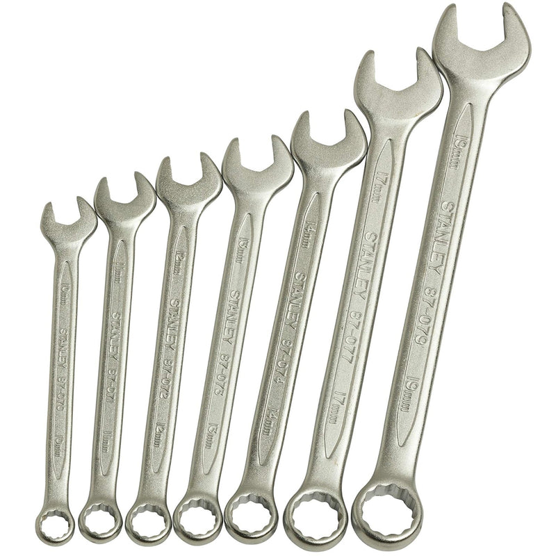 Bộ cờ lê vòng miệng Slimline hệ mét, 14 chi tiết Stanley 87-038-1 kích thước từ 10mm - 32mm