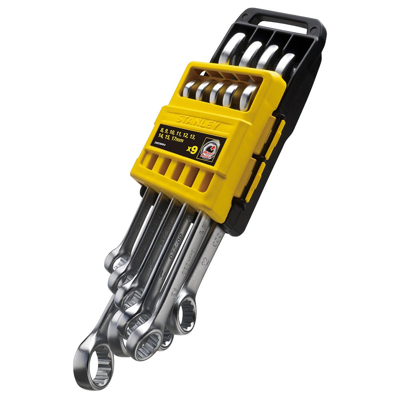 Bộ cờ lê vòng miệng hệ mét, 9 chi tiết Stanley STMT78098-8 kích thước từ 8mm - 17mm