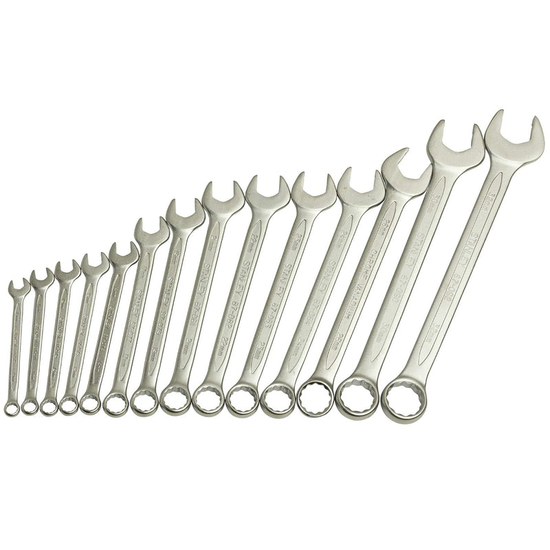 Bộ cờ lê vòng miệng Slimline hệ mét, 14 chi tiết Stanley 87-038-1 kích thước từ 10mm - 32mm