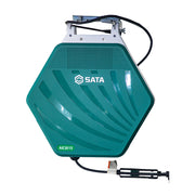 Bộ nắp chụp hộp cuộn dây tự rút SATA AE3015 (2 mặt) - Phụ kiện chuyên dụng cho gara ô tô, tăng tính thẩm mỹ, gọn gàng.