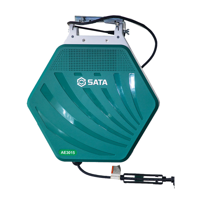 Bộ nắp chụp hộp cuộn dây tự rút SATA AE3015 (2 mặt) - Phụ kiện chuyên dụng cho gara ô tô, tăng tính thẩm mỹ, gọn gàng.