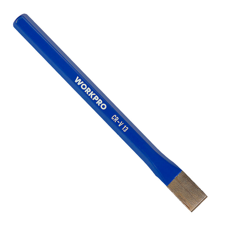 Bộ 3 cây đục sắt dẹp bằng thép carbon gia nhiệt, thân lục giác Workpro WP201302