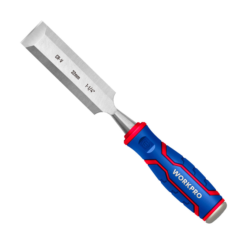 Đục gỗ bằng thép CR-V tay cầm bằng nhựa chống trượt Workpro