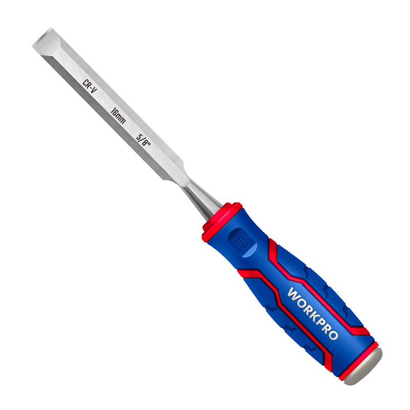 Đục gỗ bằng thép CR-V tay cầm bằng nhựa chống trượt Workpro
