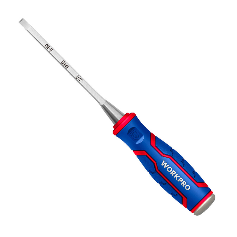 Đục gỗ bằng thép CR-V tay cầm bằng nhựa chống trượt Workpro