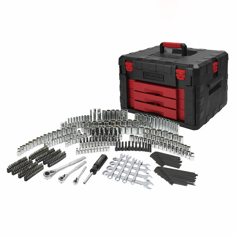 Bộ công cụ cơ khí 320 món các loại có hộp đựng Workpro W003055