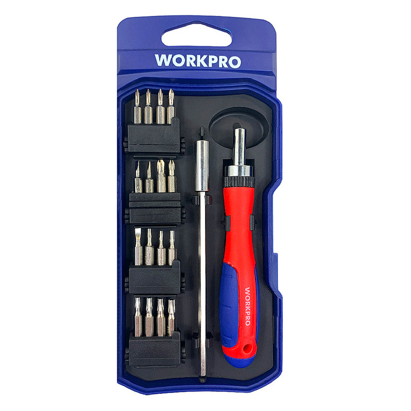 Bộ tua vít tự động 18 chi tiết bằng thép CR-V Workpro WP200516