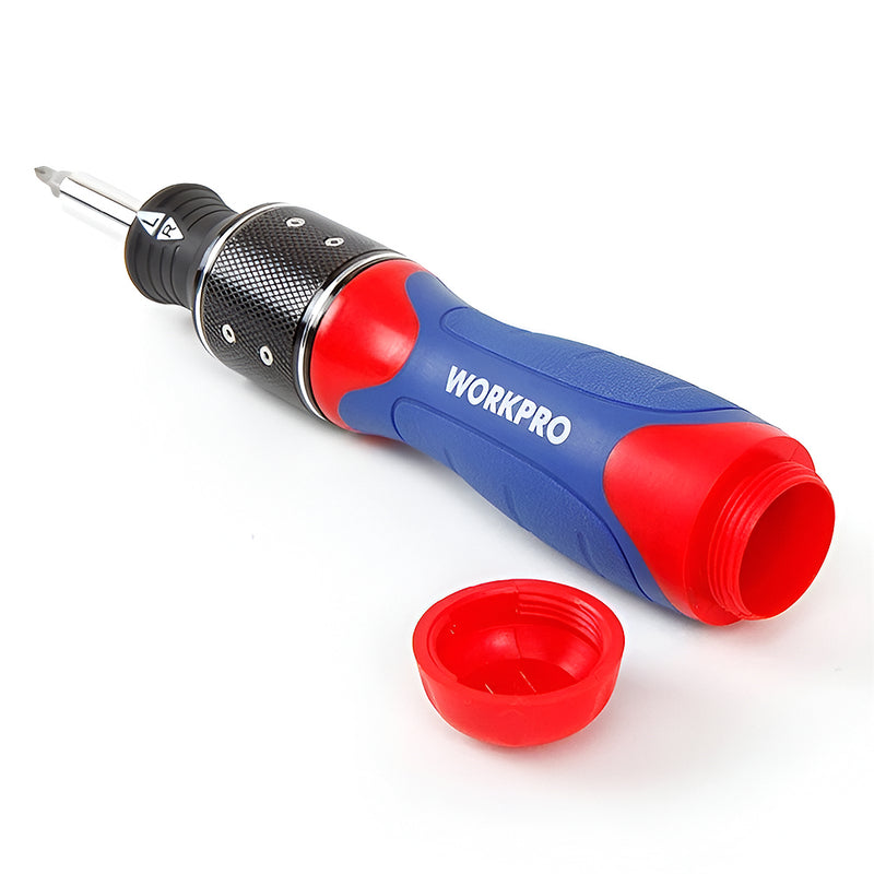 Bộ tua vít đổi đầu 32 chi tiết, vật liệu thép CR-V, bánh cóc tự động Workpro WP221055