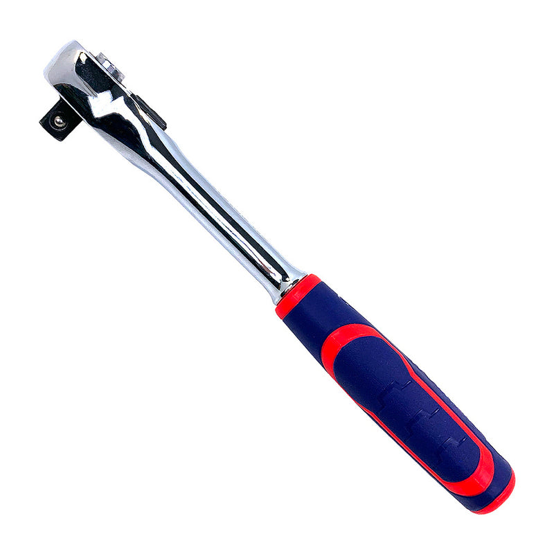 Cần siết tự động gắn đầu tuýp, vật liệu thép chrome, tay cầm bằng nhựa chống trượt Workpro