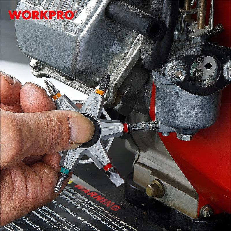 Bộ tua vít đa năng 6 đầu vít Workpro WP221065