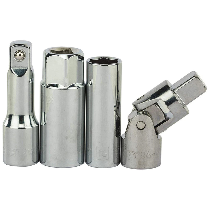 Bộ đầu tuýp cốt 1/2 inch và 1/4 inch kết hợp, 72 chi tiết Stanley STMT82831-1-12