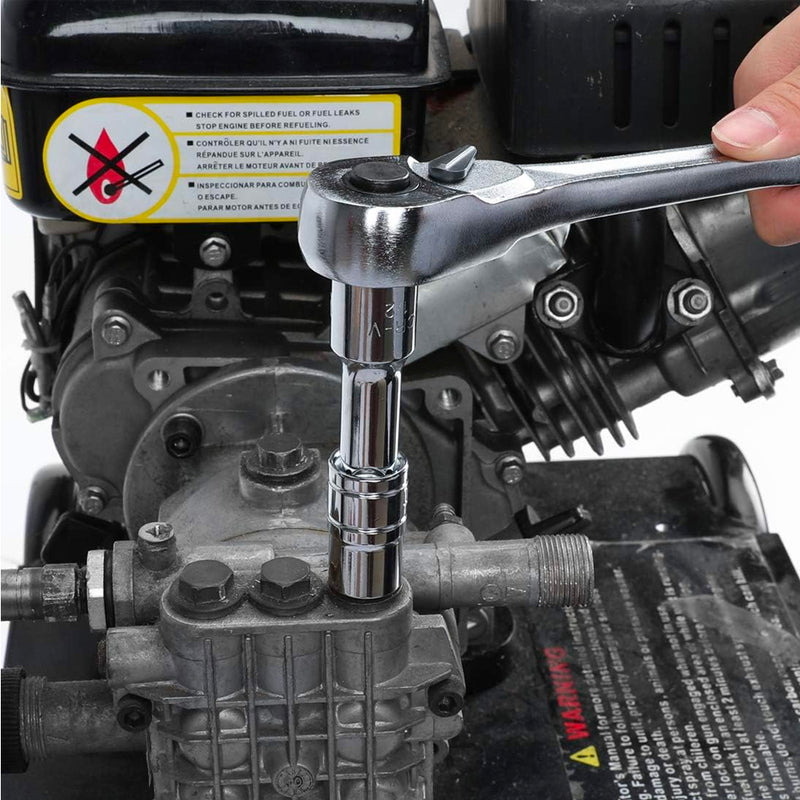 Bộ đầu tuýp và cần siết tự động cốt 1/2 inch 30 món thép CR-V đựng trong vali nhựa Workpro WP202525