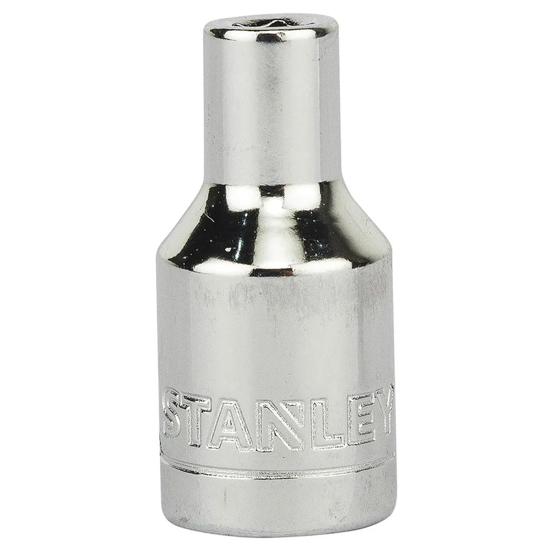 Đầu tuýp 6 cạnh hệ mét cốt 1/4 inch Stanley thiết kế MaxiDrive™ mạ Chrome bóng