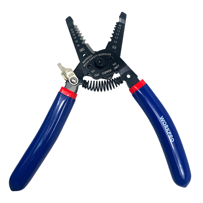 Kìm tuốt dây và cắt 178mm cán nghiêng Workpro WP291004