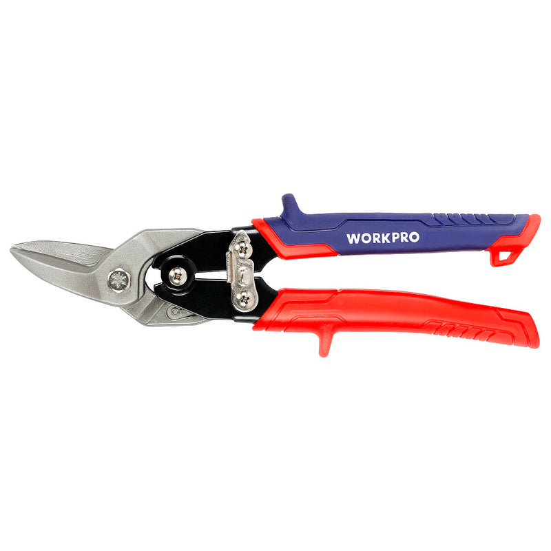 Kéo cắt tôn bằng thép CR-MO cao cấp (Aviation tin snip), thiết kế tiết kiệm lực bóp Workpro